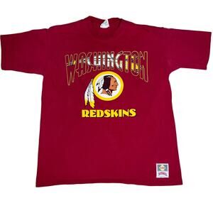 Nutmeg 90s vintage Washington Red skins graphic single stitch t-shirt size XL